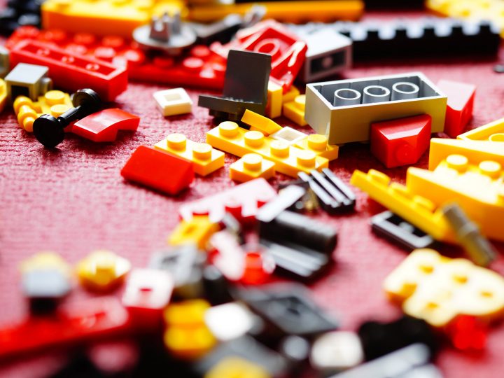 scattered legos