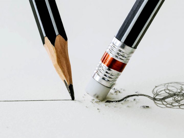erasing a mistake