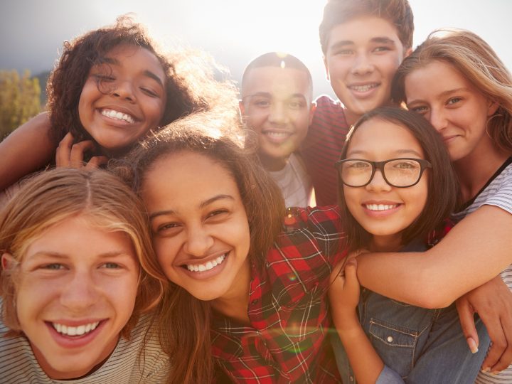students from youth ministry