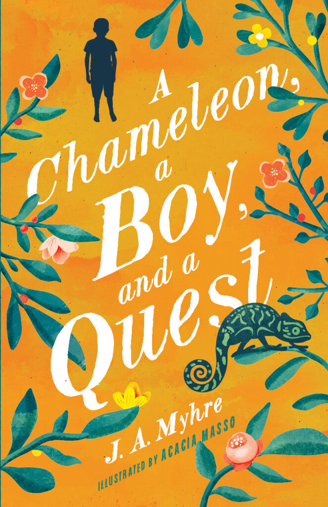 A Chameleon a Boy and a Quest Frontcover