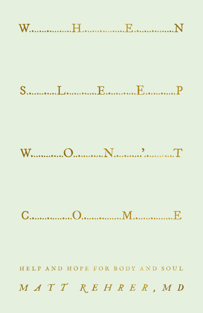 When Sleep Won't Come Cover
